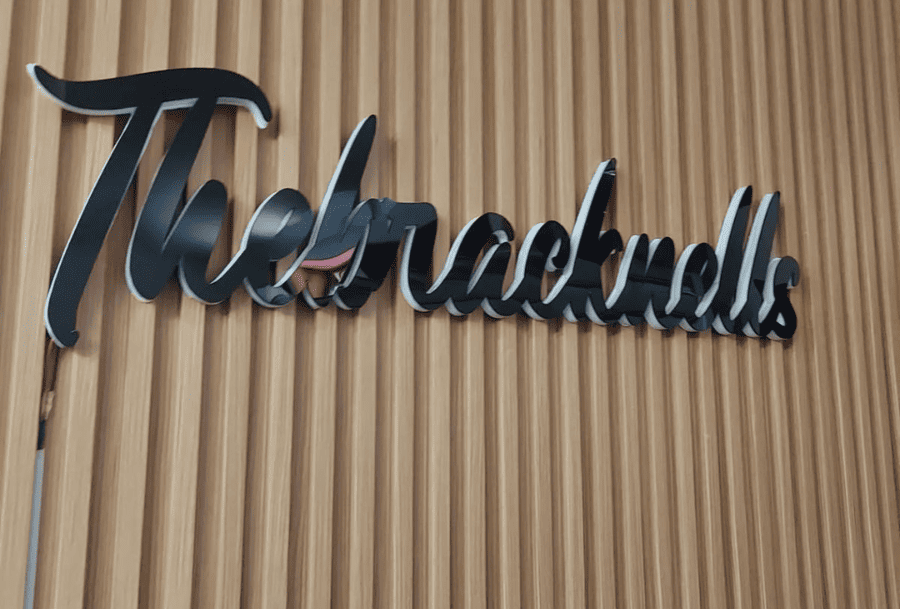 3d letter sign board