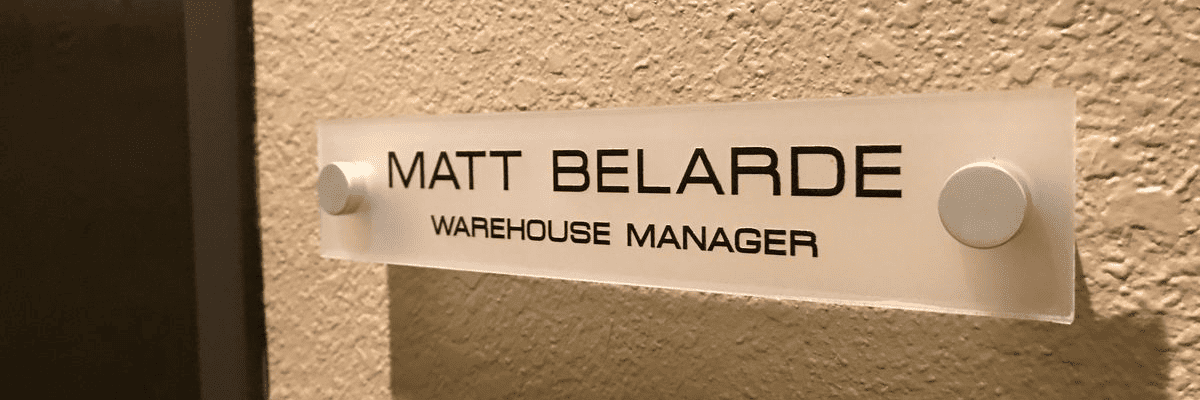 Acrylic Signage Board