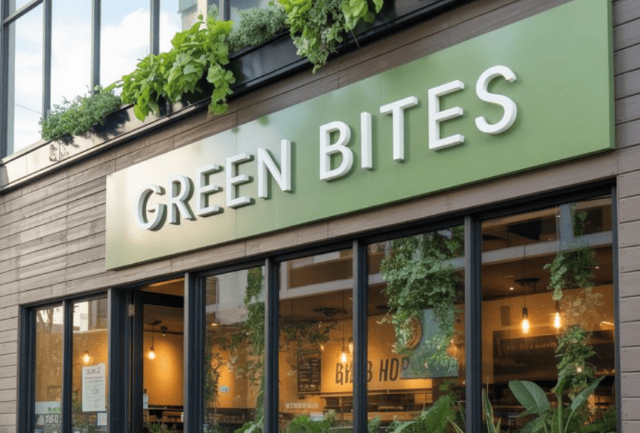 restaurants signboard