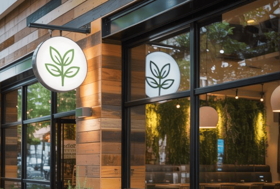 restaurants signboard